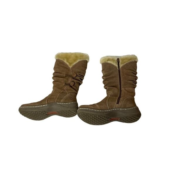 Bare traps stay dry system women’s brown boots with zipper and buttons - Picture 5 of 10